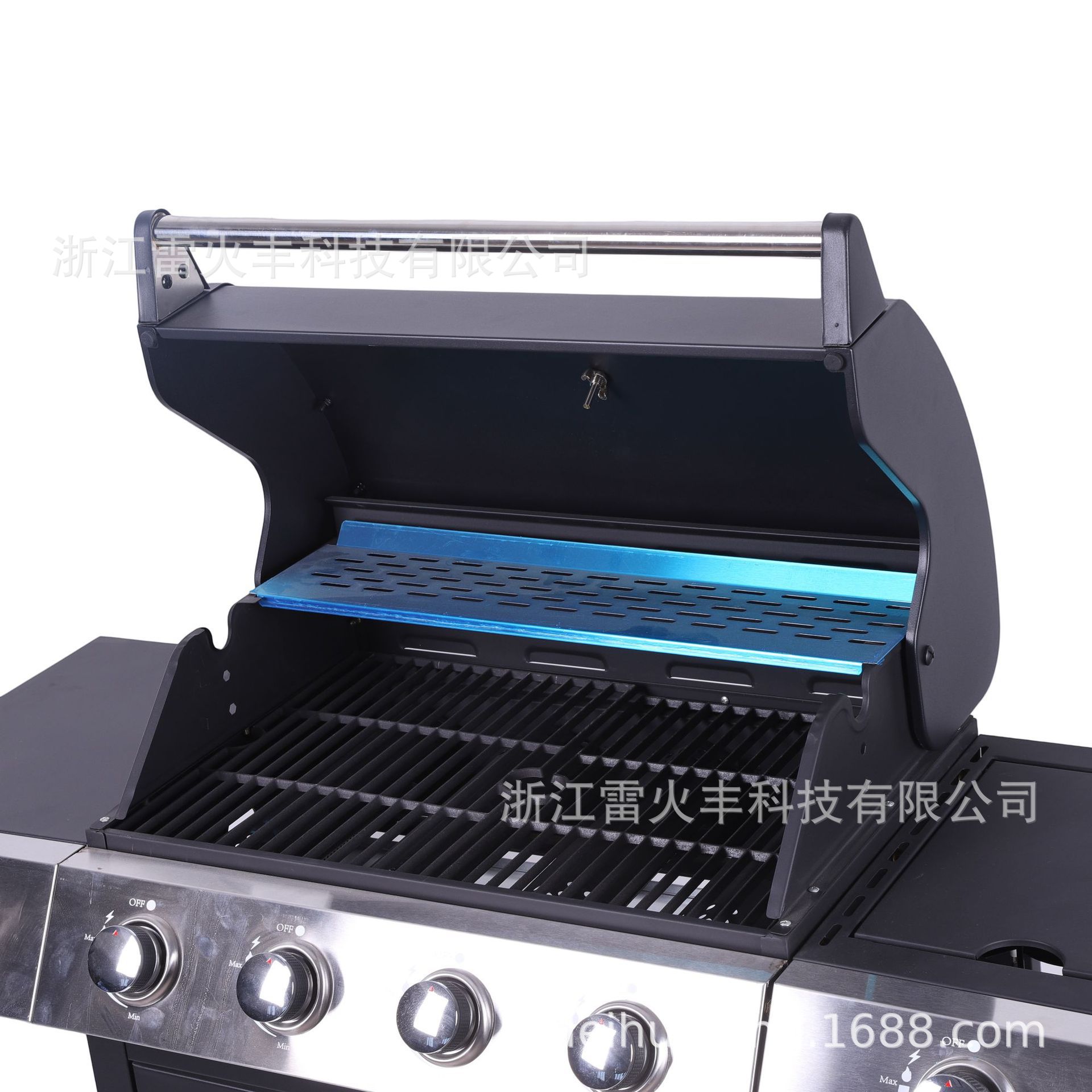 Parrilla de Gas para Exteriores Metal Multifuncional, Portátil, Plegable para Camping