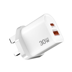 PD30Wは超急速充電に対応、全プロトコル対応の急速充電器、A+Cデュアルポート、米国仕様、Apple 16に適しています。