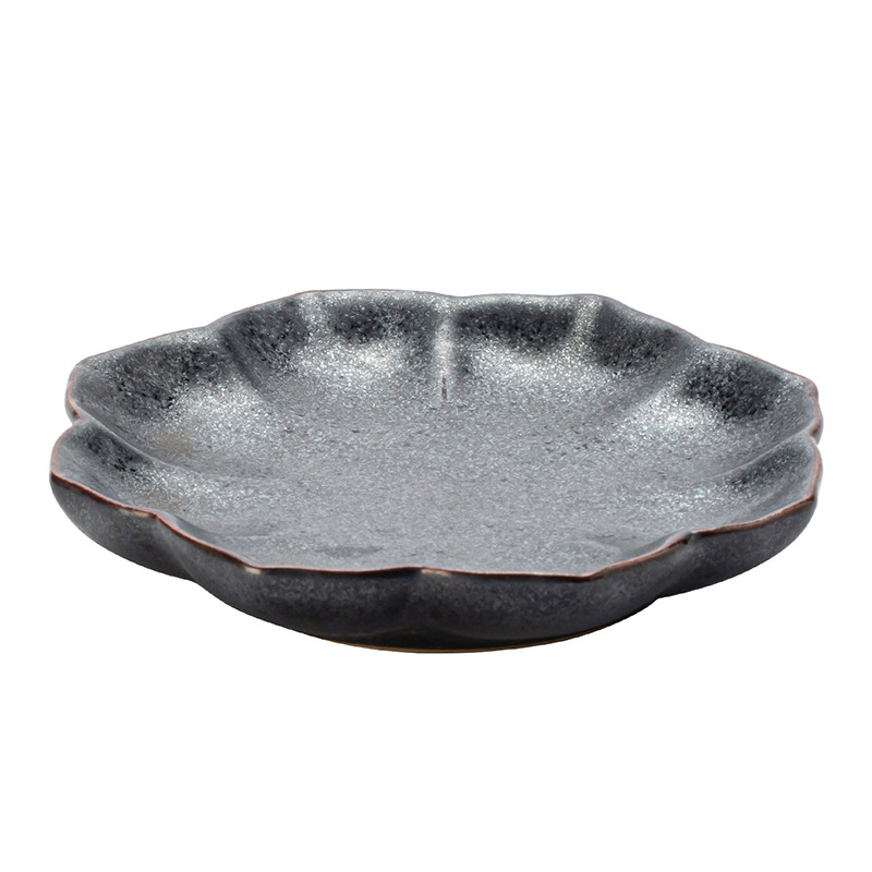 Exquisitos platos de cerámica chinos, estilo retro, bocadillos de té de la tarde, platos de descanso de té, pasteles, pequeñas bandejas de pasteles de luna. image 5