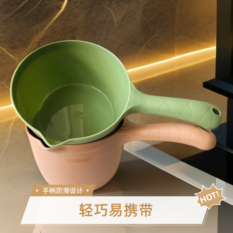 家庭用長柄水ひしゃく、深めのキッチン水ひしゃく、家庭用厚みのある水ひしゃく、浴室用ベビーシャンプー、入浴用水ひしゃく|undefined