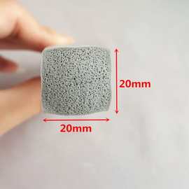 12*10mm硅胶方条白色高温防撞发泡海绵橡胶垫柜条平板扁条密封条