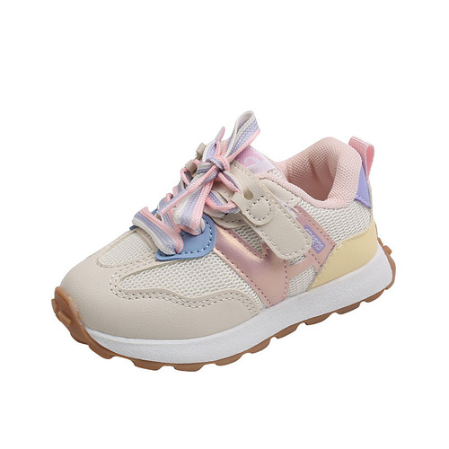 Children's shoes spring and autumn new children's sports shoes Korean fashion girls' running shoes baby shoes boys' breathable mesh shoes