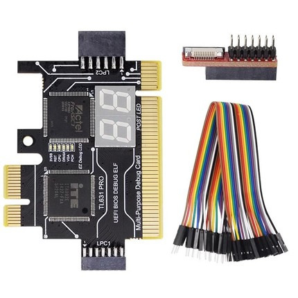 Motherboard diagnostic card TL631 PRO desktop PCI motherboard PCIE diagnostic run code DEBUG card Motherboard diagnostic card TL631 PRO desktop PCI motherboard PCIE diagnostic run code DEBUG card