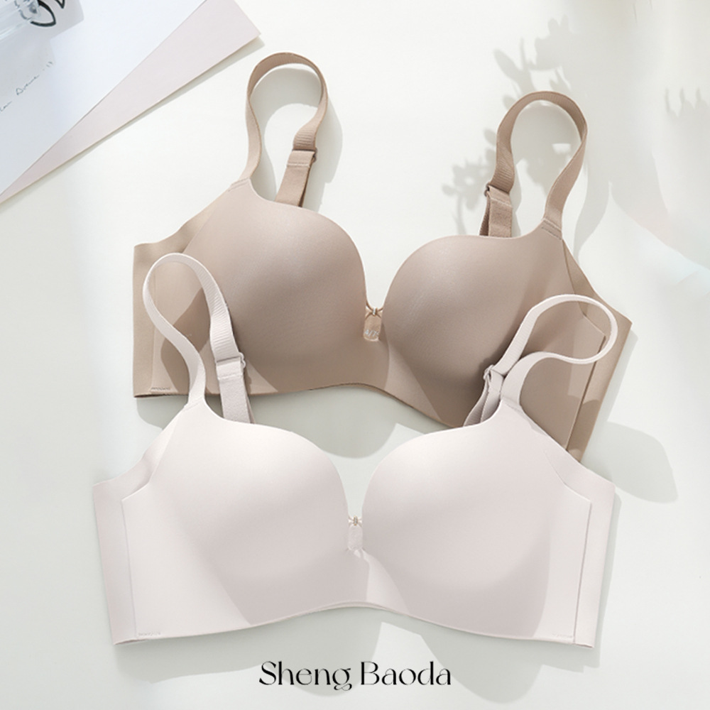 Seamless, smooth-look women's underwear—versatile, breathable, wire-free, ultra-thin design with side support to lift and shape, offering comfort without underwire or side bones.