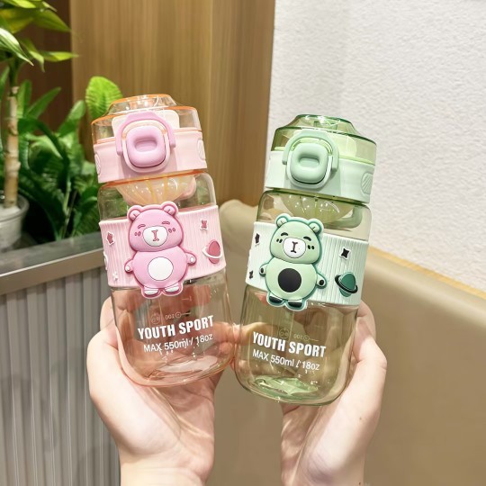 Xinbeidi nuevo deportivo taza de agua de gran capacidad simple taza de plástico de alto valor facial taza portátil para estudiantes de sexo masculino