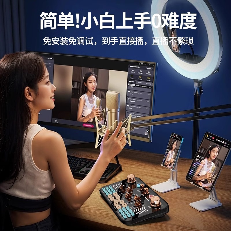 人気v19サウンドカード生放送設備サウンドカードセット|undefined
