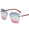 Trend fashionable sunglasses, two-color glasses, 2021 collection, European style