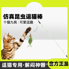 宠物高端逗猫棒猫咪玩具仿真昆虫自嗨解闷神器逗猫玩具宠物用品