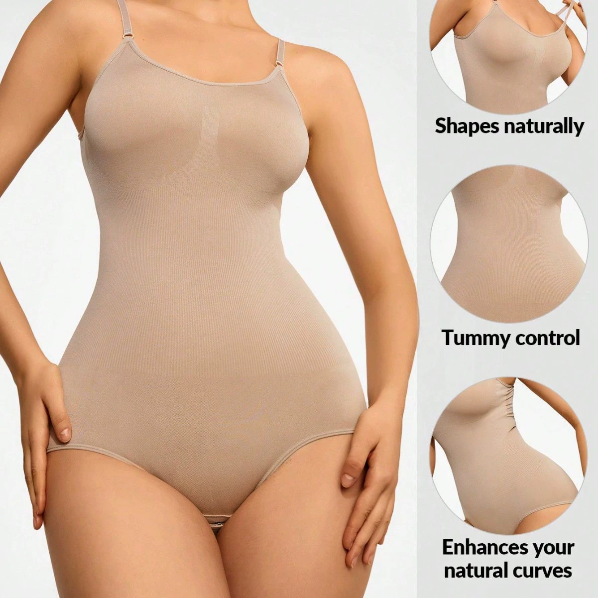 Корректирующее белье для женщин больших размеров: корсет-бюстгальтер, утягивающий комбинезон после родов, цельный облегающий корректор фигуры.