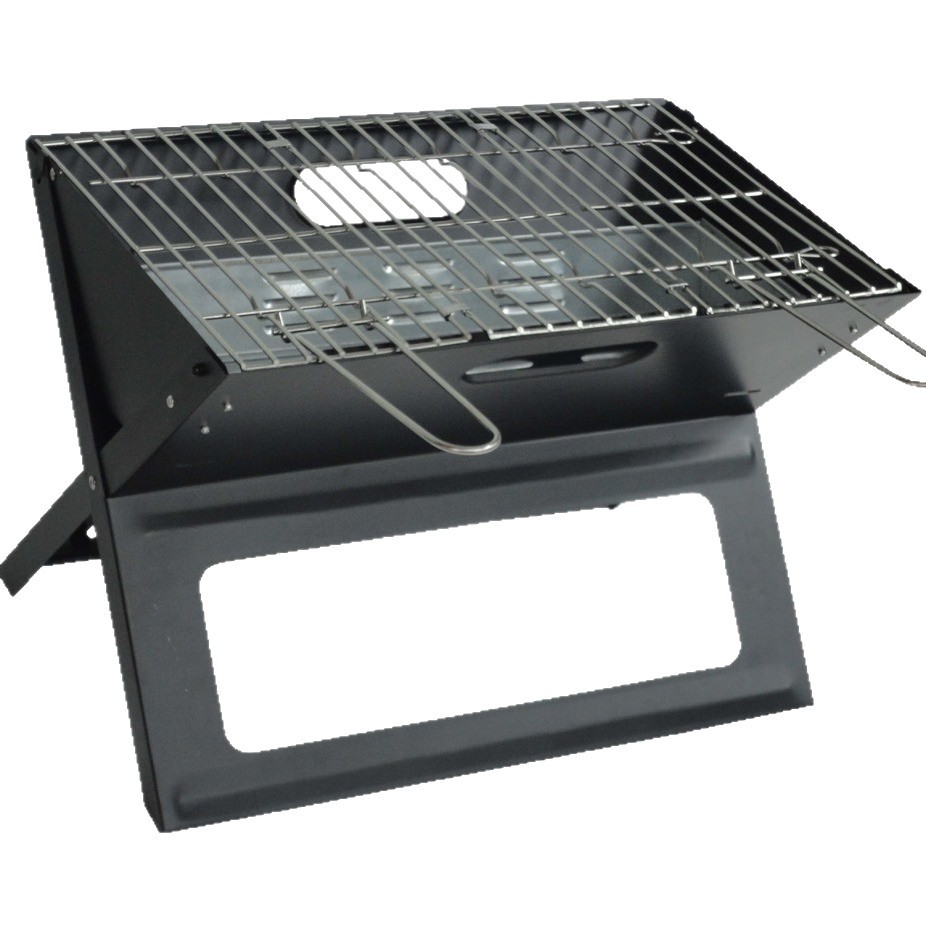 Parrilla Plegable en Forma de X de Alambre de Acero, Portátil y Antióxido para Camping image 7