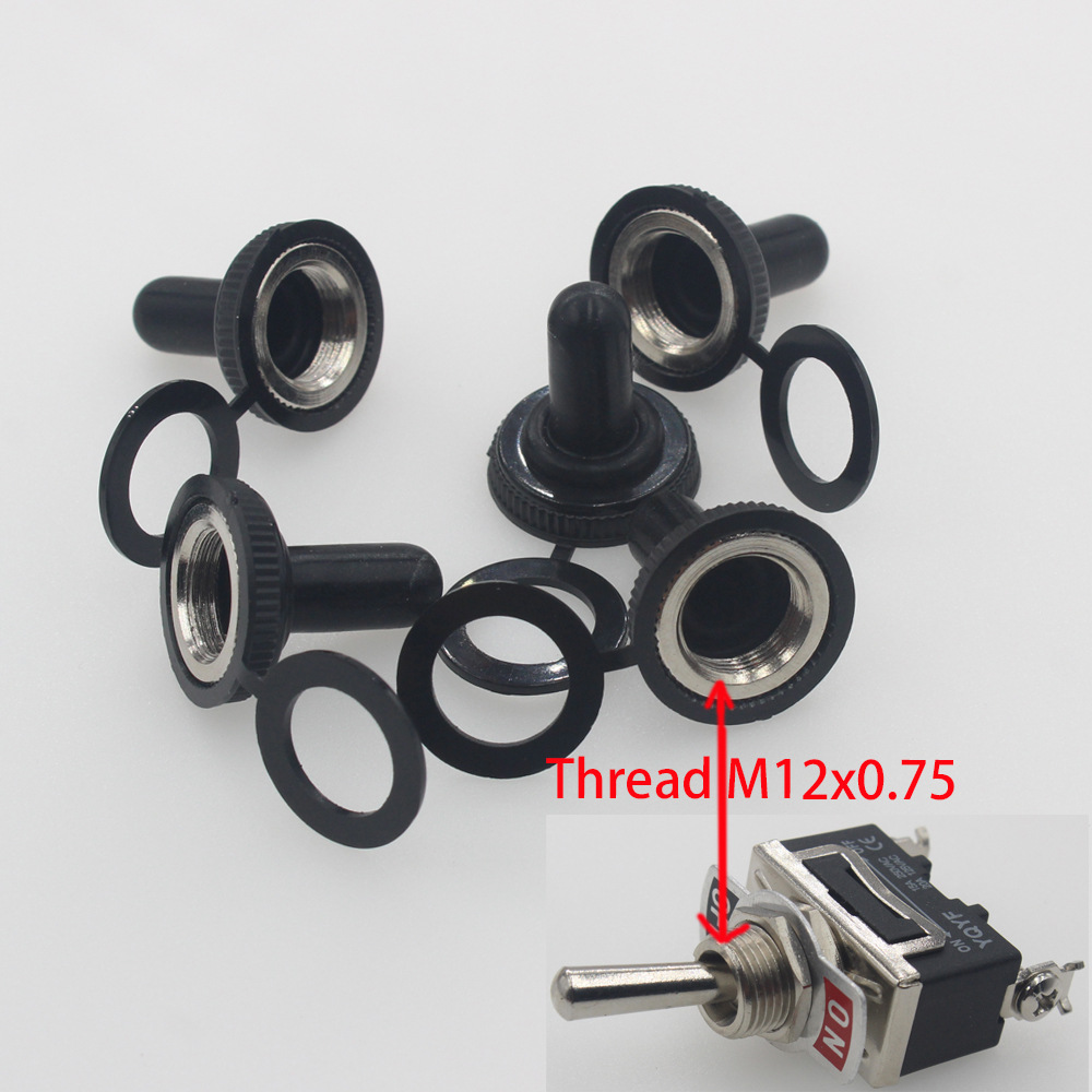 M12X0.75 M12x1.0 中型钮子开关拨动开关防水帽