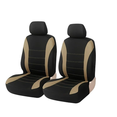 Universal seat cover – Cross-Border Four-Season Universal Single Seat 2-Piece - beige-2-piece-set-front-single-seat