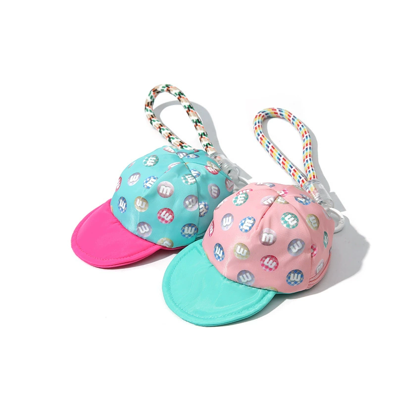 Шляпа для шапки мини-маленькая сумка для кошельков для наушников с подвешенной пряжкой для переноски простой простой цвет милый сумка для хранения сумка сумка для сумок zy