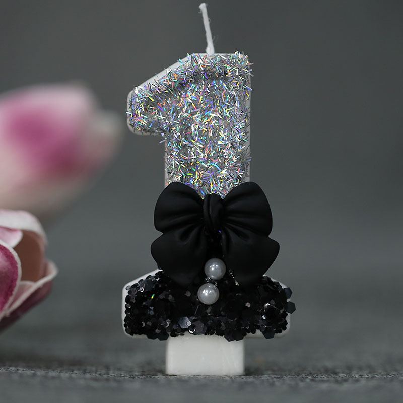 Vela de cumpleaños transfronteriza e-commerce creativo vela digital arco perla Vela decorativa para AliExpress Amazon