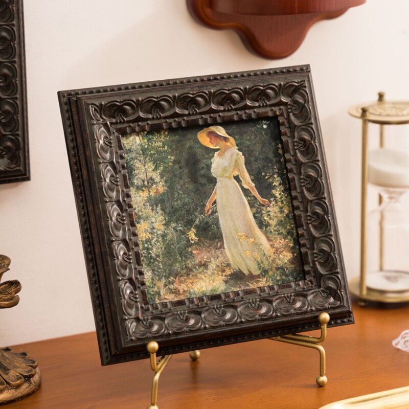 European Retro Photo Frame Table High-End Photo Printing 7 10inch A4 Empty Frame Framed American Nostalgic Oil Painting Frame European Retro Photo Frame Table High-End Photo Printing 7 10inch A4 Empty Frame Framed American Nostalgic Oil Painting Frame