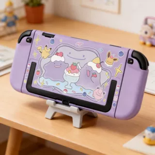 适用Switch2保护壳NS2保护套百变怪3亲肤磨砂硬壳分体壳