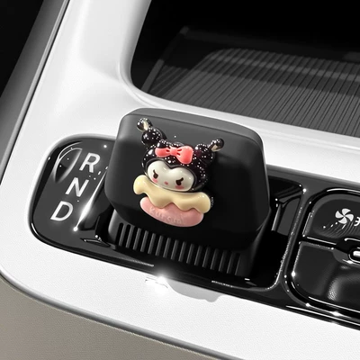 Interior Decoration Accessories — Car interior film - star-wish-mysterious-black-cake-kuromi-gear-shift-cover