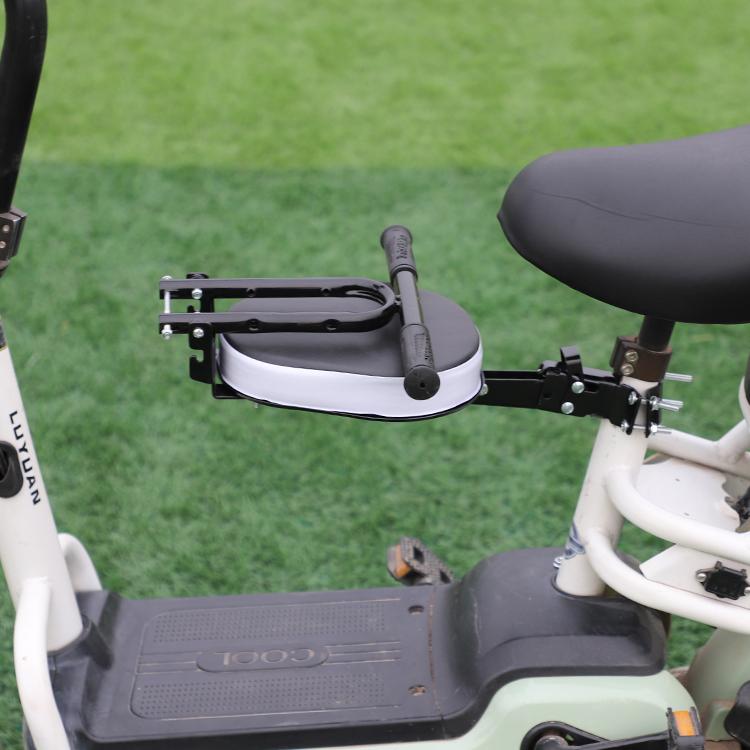 Suitable for Electric Vehicles, Bicycles, Scooters, Children's Front-Mounted Seats, Foldable Electric Bike Child Seats