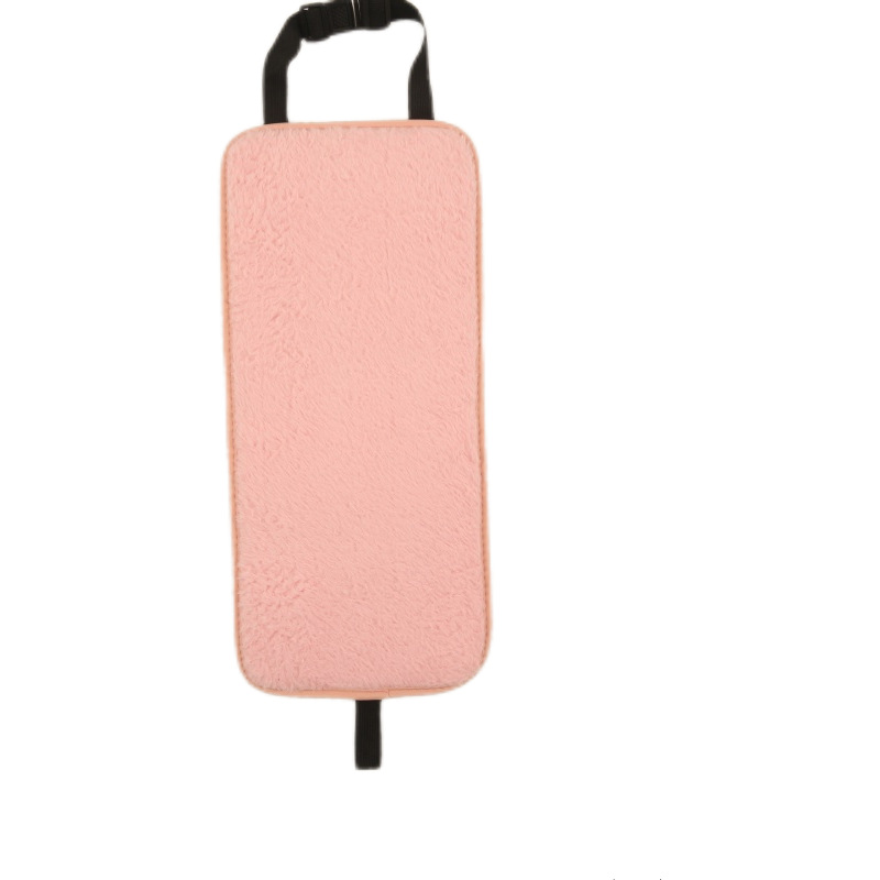 Fushou – Armrest box pad Armrest Box Pad - plush-pink-rear-armrest-box-pad