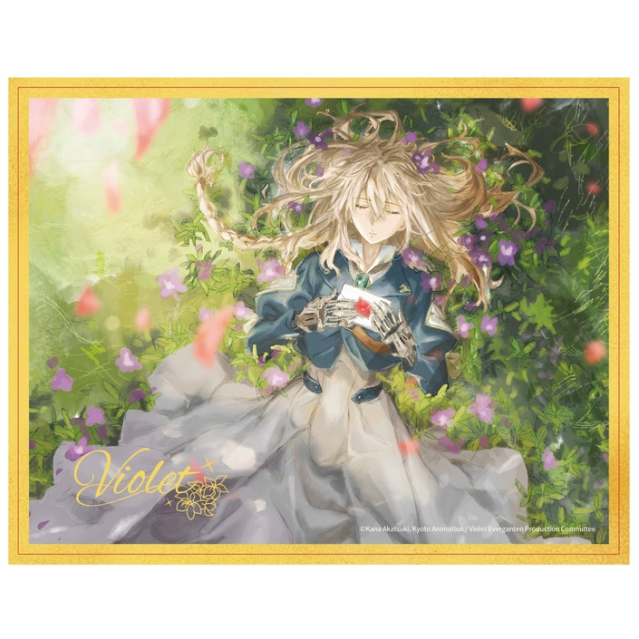 [Flash] Галактика Анимация Violet Evergarden сломанный цветок серия лазерный билет карточка-подборная коробка подвеска