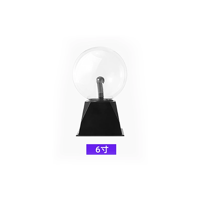 Лампа-плазменный шар USB с управлением звуком, сенсорное включение, диаметр 3,5–8 дюймов