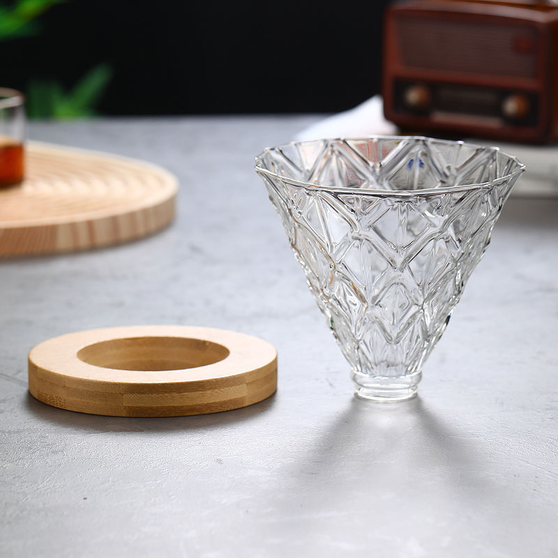 Cafetera de café de lavado a mano, taza de filtro de café, cafetera de goteo, filtro con calibración, taza de extracción fría, conjunto de cafetera compartida de vidrio estadounidense