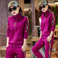 休閒運動套裝女兩件套2022新款女裝時尚衛衣韓版潮春秋女士運動服