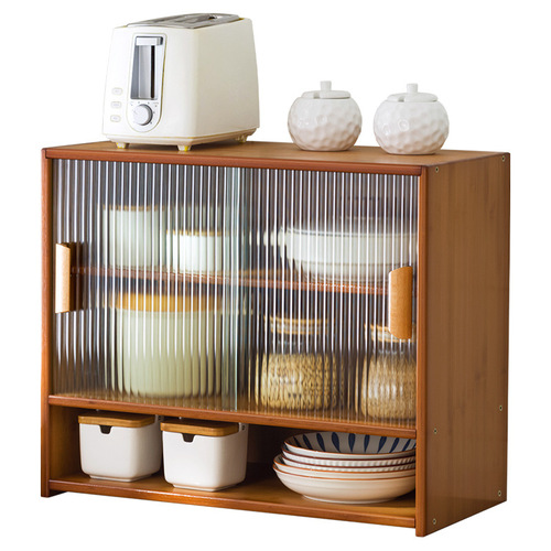 Kitchen storage rack condiments and dishes storage multi-layer countertop storage cabinet cupboard household tableware bowls and chopsticks storage box
