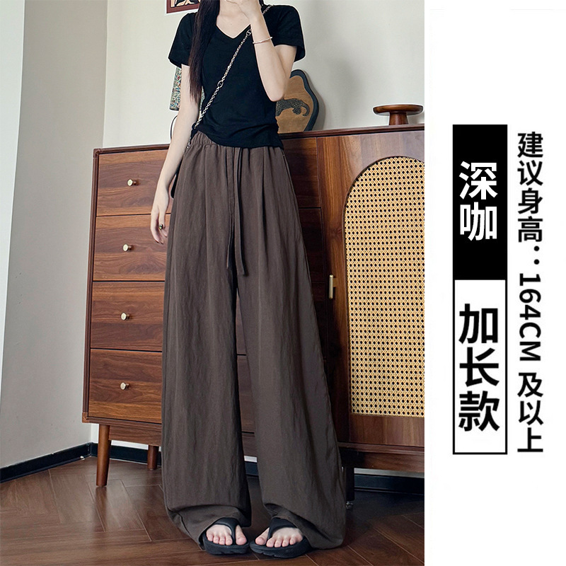 全包边水洗天丝亚麻弯刀裤女夏薄款高腰宽松气球裤垂感休闲阔腿裤|undefined