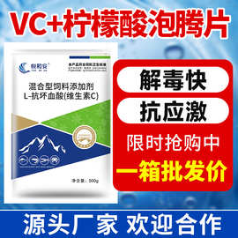 水产VC泡腾片应激宝小龙虾蟹鱼用电解多维生素抗VC应激灵水产养殖