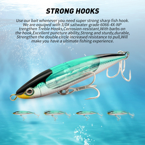 15cm 17cm Floating Big Lead Fishing Lure 70g 102g Deep Sea Ship Fishing Wave Lead Tuna Bait