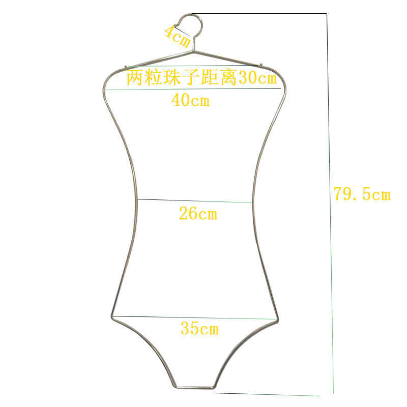 金属の水着の棚のビキニはハンガーの洋服の店を展示して水着のワンピースのハンガーの工場の現物の卸売りを支えます。|undefined