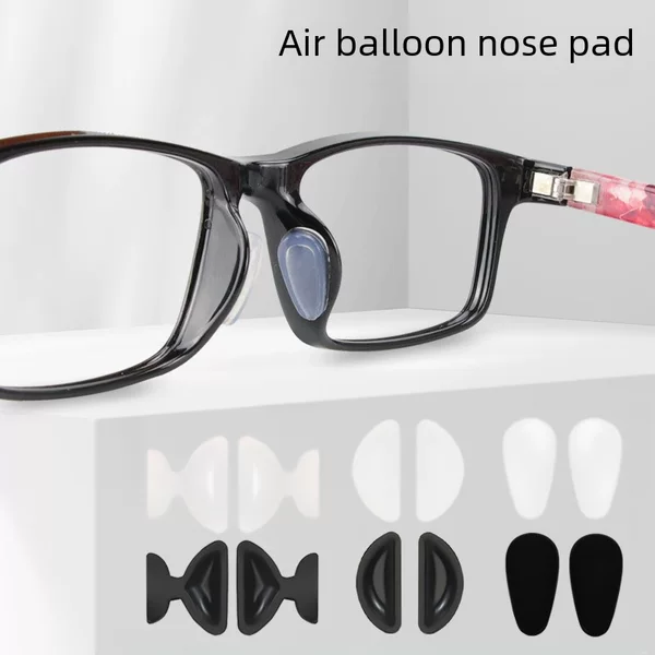 Glasses Accessories Nose Pad Silicone Plate Glasses Nose Pad Nose Pad Height Increase Air Bag Air Cushion Nose Pad Suppository