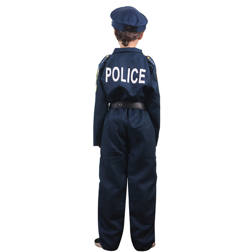 Kids Police Cosplay Kids Game Show Halloween Costume Party Costumes