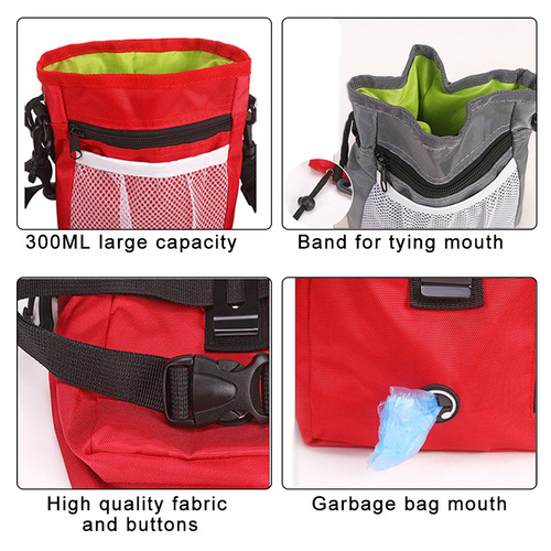 Bestselling Dog Training Waist Bag Pet Feeding Bag Large Capacity Multifunction Snack Bag Accessory Portable Design