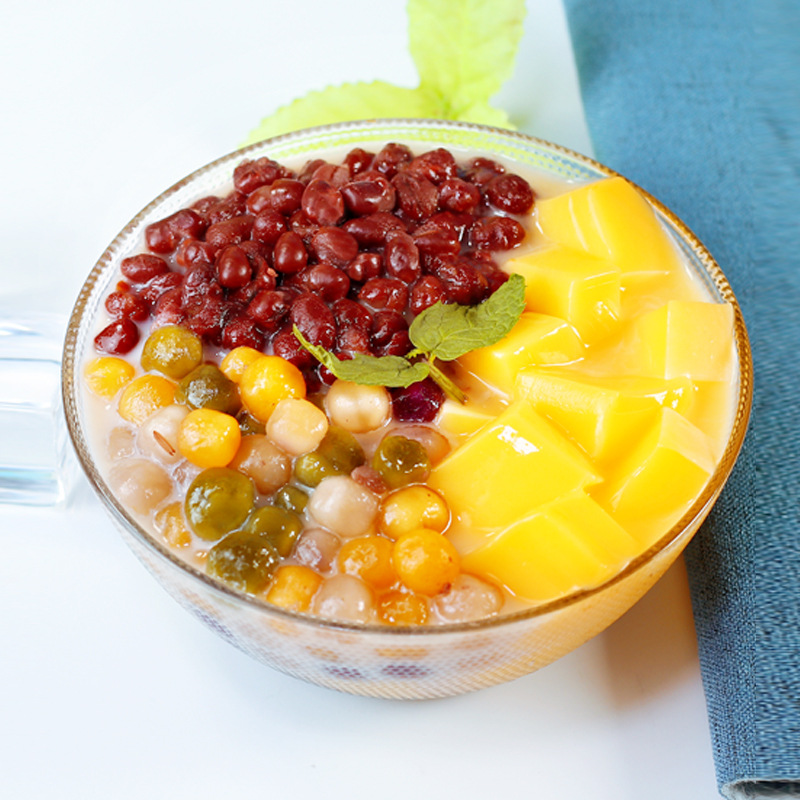 CreaYin Red Bean Canned Head 900g Small Cans Ready-to-Eat Ice Shaved Milk Tea Ingredient Special Syrup Red Bean Canned Head