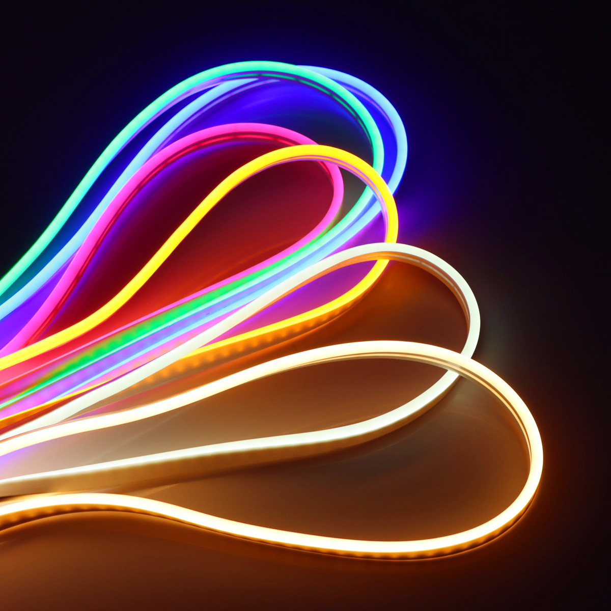 Tienda cartelera caja de luz flexible tira de luz de neón 5M carta diseño al aire libre impermeable hotel restaurante luz decorativa