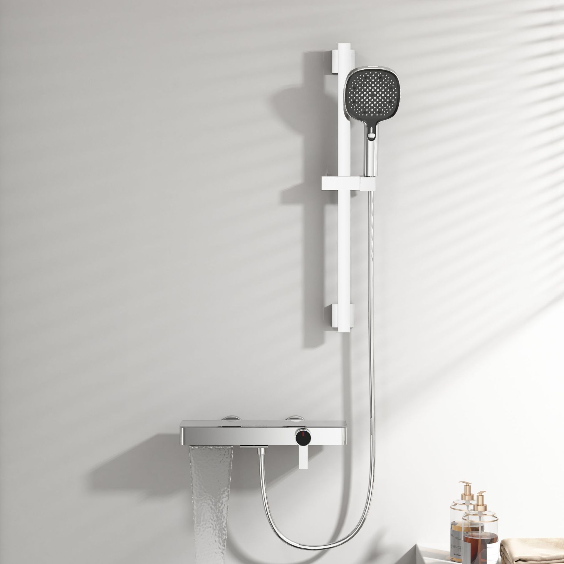 A02 botón plateado de dos marchas