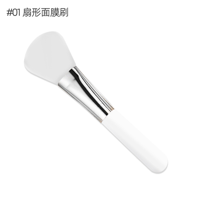 #01 silicone fan mask brush