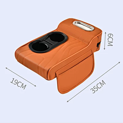 High-End Leather Car Tissue Box — Armrest box pad