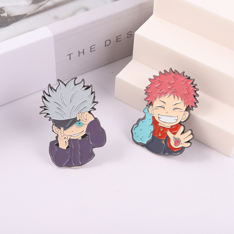 Cartoon brooch
