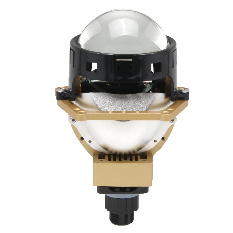 PL4Y blanco W + amarillo Y3.0 sin pérdidas lente de doble luz delantera lámpara de automóvil LED transformada delantera láser de alta potencia