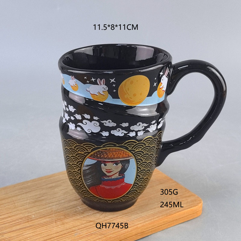 Alicia en el País de las Maravillas tazas de agua creativas tazas de cápsula personalidad de dibujos animados tazas de cerámica de tres capas tazas de café tazas