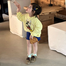 2026春季新款童装 韩版童装 女童卡通印花圆领卫衣 宝宝幼儿园