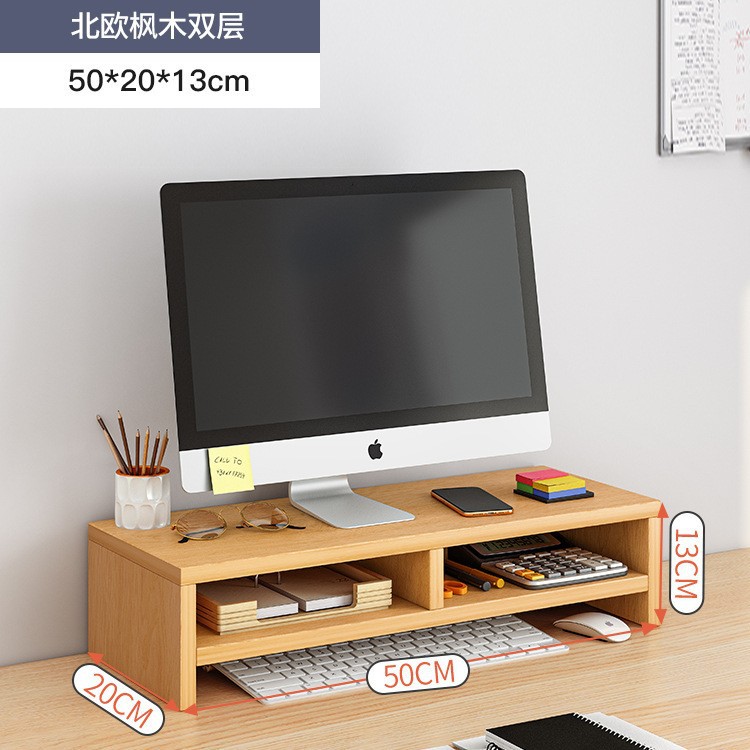 Color-50X20X13cm de madera de doble capa