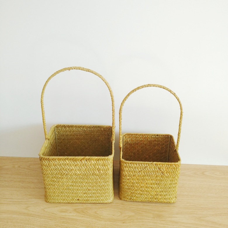 Woven pen, square storage system, set, box, storage basket, DIY