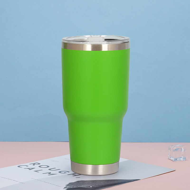 Taza de vacío de acero inoxidable 304 transfronterizo taza fría 30oz taza de coche taza de helado taza de cerveza taza de paja