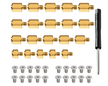 20件适用于PS5和Asus Gigabyte ASRock Msi主板M2SSD安装螺丝套件