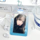 Muxinn Cool Summer Pvc Gradient Card Holder Bus Card Holder Meal Card 3inch Small Card Fan Can Hold Hard Card Holder Bag
