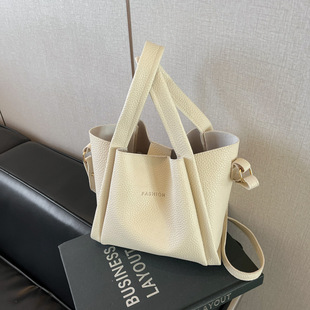 Hand-carried Fashion Tote Bag Women's 2025 Summer Korean Style Simple All-match Shoulder Bag Niche High-end Fashionable Women's Bag